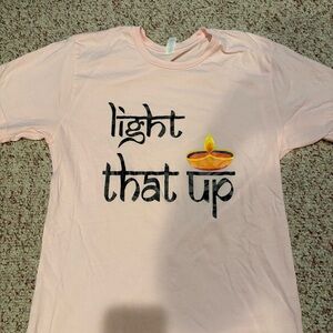 Light Pink Diwali T-shirt